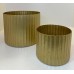 Cachepot de Metal Dourado M